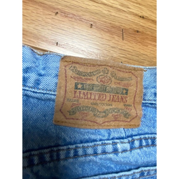 VINTAGE Limited Jeans Womens 8 Blue Mom High Waist Tapered Leg Cotton Denim - Picture 14 of 16